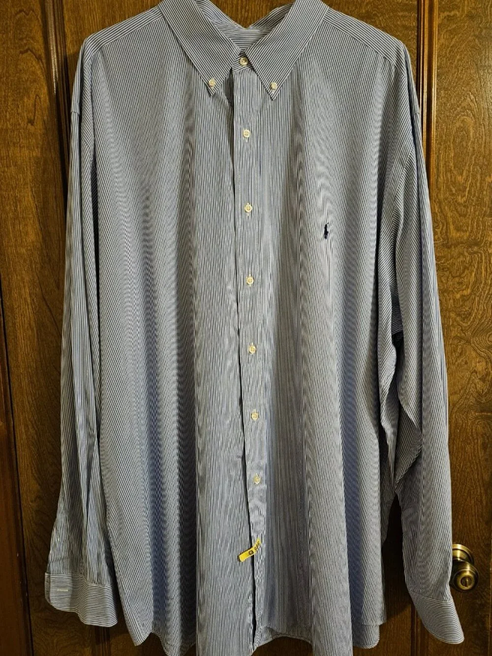 Polo Ralph Lauren Blue White Striped Long Sleeve Button Down Big & Tall 3XLT